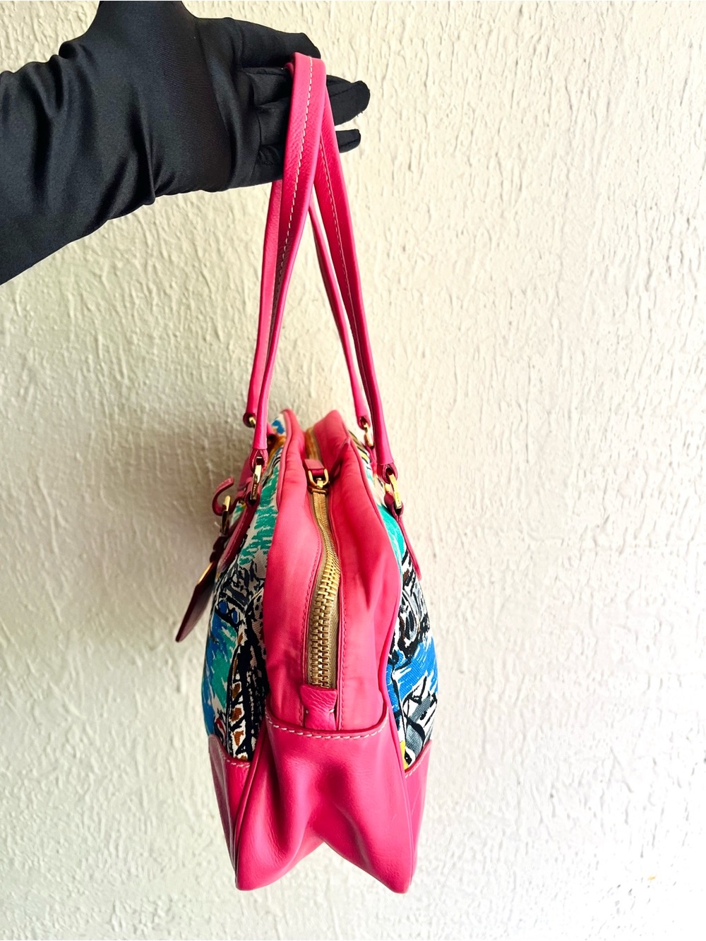 Prada Canapa Stampata Venez Shoulder Bag - Picture 3 of 14